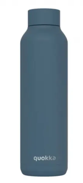 Quokka Nerezová termoláhev Solid Powder šedomodrá 630 ml (Q12094)