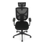 Kancelářská židle, asynchronní mechanismus, černá, KA-Q8250 BK