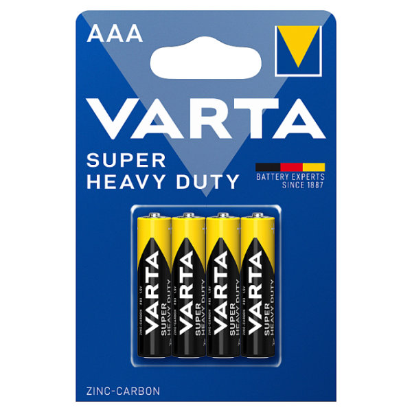 Varta Superlife Baterie AAA / 1.5V / zinko-uhlíková / 4 ks / v blistru (2003101414)