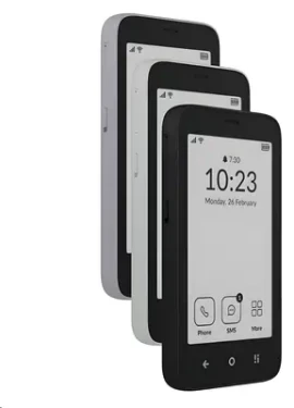 Rozbaleno - Mudita Kompakt šedá / Mobilní telefon / 4,3" E-Ink / 4G LTE / 3 GB / 32 GB / MuditaOS / rozbaleno (Kompakt PG.rozbaleno)