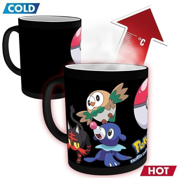 Pokémon Keramický hrnek měnící 460 ml - Catch them All