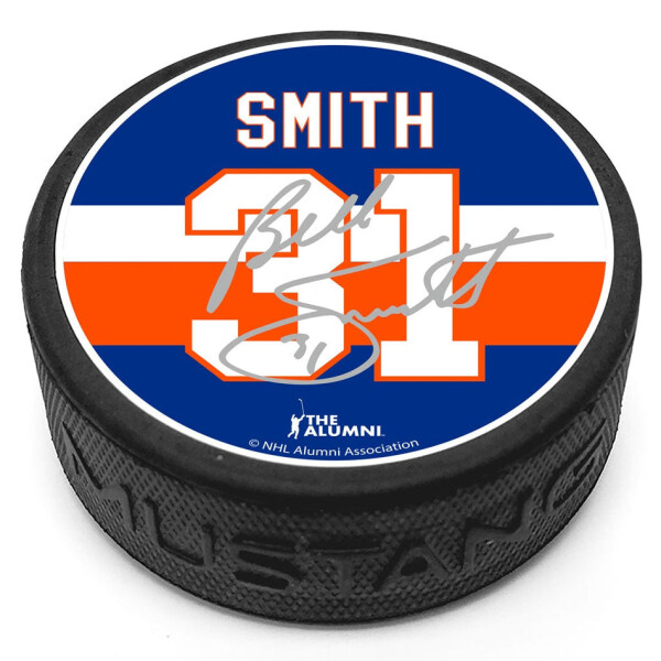 Mustang Puk New York Islanders NHL Alumni Puck - Smith