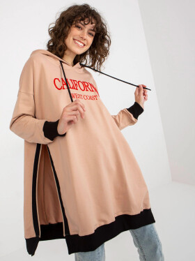 Dlouhá mikina VI BL 327.70P hnědá - FPrice UNI