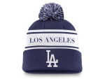 Nike Pánská zimní čepice Los Angeles Dodgers MLB Peak Standard Cuff Pom Beanie