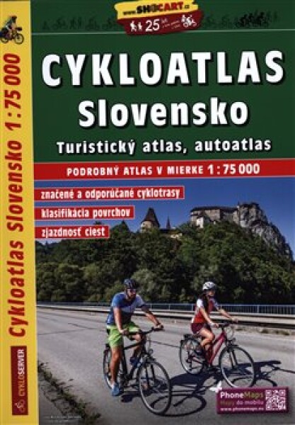 Cykloatlas Slovensko 1:75 000