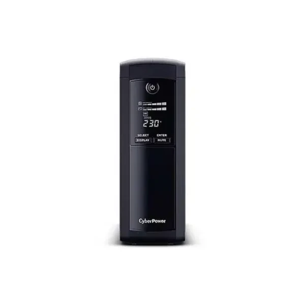 CyberPower Tracer III UPS černá / 1200VA / 720 W / české zásuvky / LCD (VP1200ELCD-FR)
