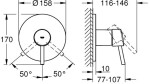 GROHE - Concetto Sprchová baterie pod omítku, chrom 24053001