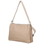 Stylová dámská koženková crossbody kabelka Cindra, růžová