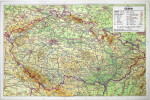 Česko - reliéfní mapa 1:1 240 000 - Pavel Seemann