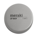 Meraki Přírodní balzám na rty Satin 20 ml, stříbrná barva, kov