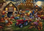 SCHMIDT Puzzle Disney: Mickey a Minnie - Dýňový festival