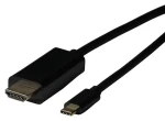 EFB USB-C - HDMI kabel černá / Adaptérový kabel / 4K 60Hz / HDCP / USB 3.2 / 2 m (EBUSBC-HDMI-4K60K.2)