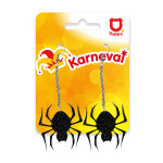 Rappa Náušnice - pavouk černé