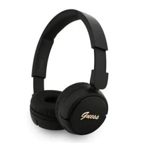 Guess Script Metal Logo Bezdrátová Sluchátka Black (57983125113)