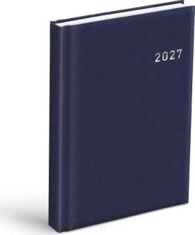Diář 2027 D801 PVC tmavě modrý