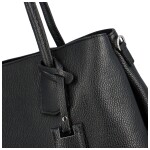 Dámská elegantní kožená kabelka Selena, černá