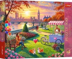 TREFL Puzzle Love Story: Romantický Londýn