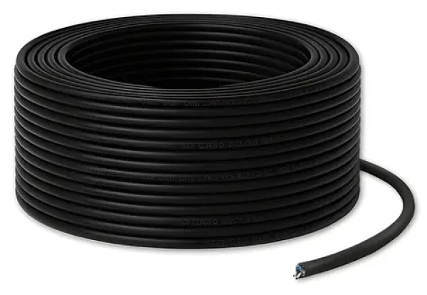 Síťový kabel UTP Cat6 100 m černý / Síťový kabel / UTP / 1 Gb/s (54562)