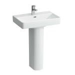 Laufen - Pro S Umyvadlo Compact, 60x38 cm, 1 otvor pro baterii, s LCC, bílá H8189594001041