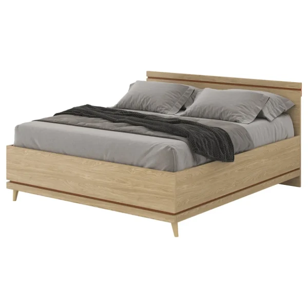 Postel Scandi 32 180 dub olejovaný/cihlový