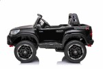 Mamido Dětské elektrické autíčko Toyota Hilux 2x24V7Ah | 4x200W | 4x4 | pro 2 děti | ECO kůže | EVA kola černé