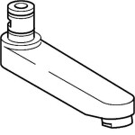 HANSA - Medica Výtok komplet, 96 mm 59910419