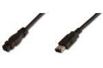 PremiumCord FireWire 800 kabel 9-pin-6-pin propojovací 2m