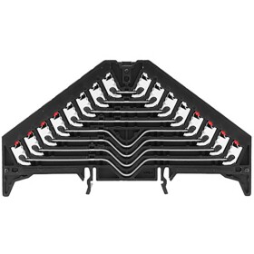 Weidmüller 1173800000 řadicí rozvaděč 9.20 mm pružinové připojení černá 20 ks