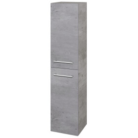 Dřevojas - Vysoká skříň s košem na prádlo DOS SVD2K 35 - D01 Beton / Úchytka T03 / D01 Beton / Pravé 210519CP