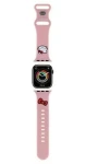 Hello Kitty Silikonový řemínek Kitty Head růžová / Řemínek / pro Apple Watch 42/44/45/49 mm