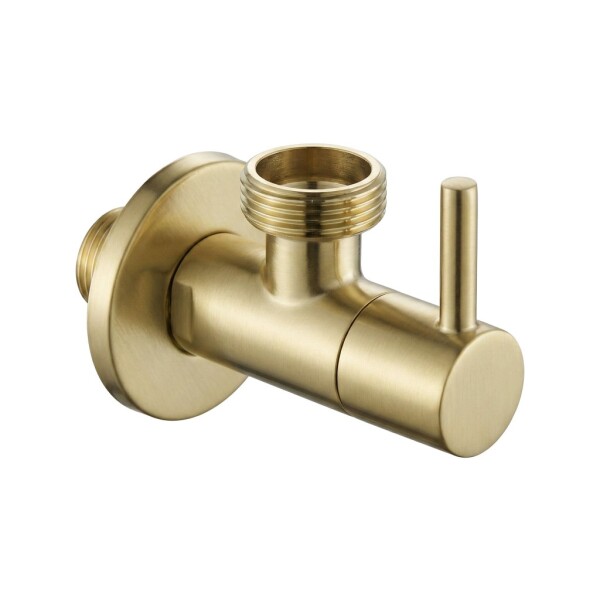 REA - Rohový ventil 1/2" x 3/4" Brush Gold REA-12004