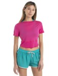 ICEBREAKER Wms ZoneKnit SS Scroop Back Tee, Tempo (vzorek) velikost: S