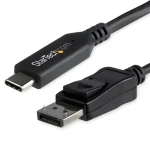StarTech USB-C na DisplayPort černá / Adaptér / 8K 60Hz / HBR3 / 1,8 m (CDP2DP146B)
