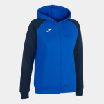 Mikina s kapucí na zip W 901336.703 modrá - Joma XL