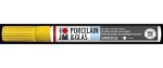 Marabu Popisovač na sklo/porcelán 1-2 mm - žlutý