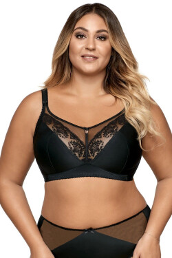 Dámská podprsenka 1691/1 Libi black plus - AVA černá 105/E