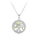 Stříbrný dvojitý náhrdelník Cristy 1 ct MOISSANITE + CERTIFIKÁT, Stříbrná 40 cm + 5 cm (prodloužení) certifikát GRA, hadřík na čištění stříbra, dárková krabička