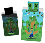 Ložní povlečení - Minecraft "Jungle Fight" (se svítícím efektem)