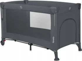 LIONELO Postýlka cestovní Ellen 3v1 Grey Concrete / od 0 do 3 let / do 15 kg (LO-ELLEN GREY CONCRETE)
