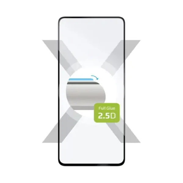 FIXED Full-Cover Ochranné tvrzené sklo pro Xiaomi Redmi Note 12 Pro+ 5G černá / lepení přes celý displej (FIXGFA-957-BK)