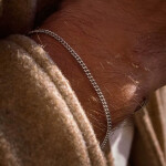 Pánský náramek Mario - chirurgická ocel, Stříbrná 20 cm + 2 cm (prodloužení)