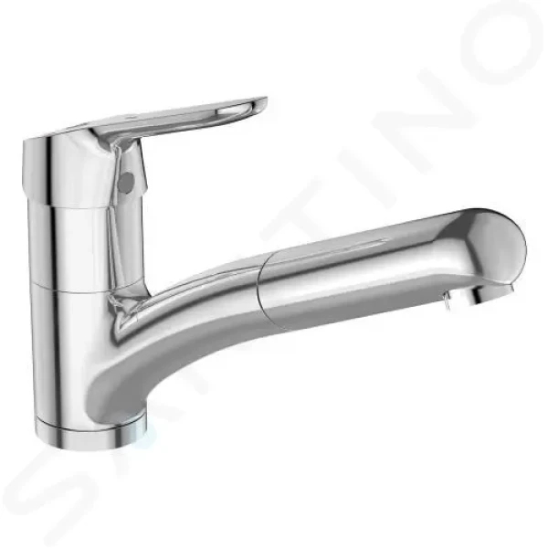 Ideal Standard Dřezová baterie s výsuvnou sprškou, BlueStart, chrom BC143AA