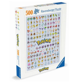 Puzzle 500 dílků Prvních 151 Pokémonů