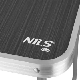 Nils Camp NC3401 tmavě šedá / Skládací kempingový stůl / 60×40 cm / hliník+MDF / 30 kg