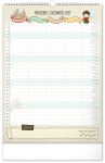 Nástěnný kalendář 2027 Notique Rodinný plánovací Harry Potter XL, 33 x 46 cm