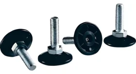 Rittal Vyrovnávací nožka M12 / Vyrovnávací nožka / Výška 18-43 mm / Nosnost 300 kg / Nerez / Sada 4 ks (4612000)