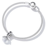 Elenys stříbrný přívěsek Křišťálová koule