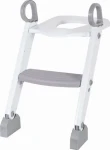 FreeON Záchodové prkénko se žebříkem bílá/šedá / od 3 let / do 50 kg (149501)