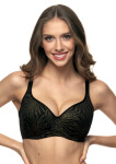 Dámská podprsenka Elegant P1201 horní díl 90 G Černá