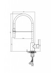 INVENA - Dřezová baterie CHAMELEON, černá BZ-29-L04-C